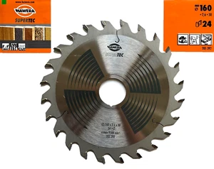 HAWERA SuperTEC HM CT Kreissägeblatt 160mm 160x30 x 2,6 160 mm 24Z Holz 205392 - Bild 1 von 5