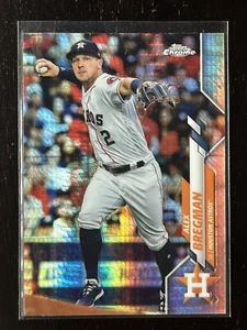 2020 Topps Chrome Alex Bregman Prism Refractor #102 Houston Astros - Picture 1 of 2