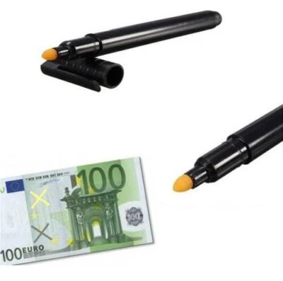 2x Prüfstift Falschgeld Tester Geld Prüfer Geldschein Geldscheinprüf Stifte - Bild 1 von 3