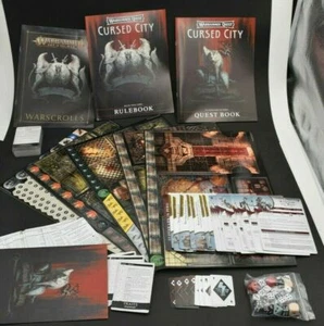 CURSED CITY Rules, Tokens, Dice & Board - No Models, Quest Age of Sigmar - Picture 1 of 1