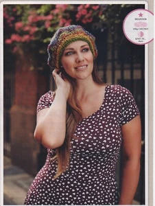 INGRID BERET HAT / PENELOPE BAG / AKI SCARF - Knitting Pattern - NORO OBI ARAN - Picture 1 of 7