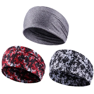 Banda elástica absorbente de humedad para correr deportes corbata para la cabeza para hombres mujeres Foto 1 de 4