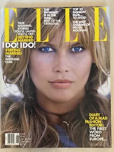 ELLE MAGAZIN Juni 1994 CLAUDIA SCHIFFER COVER fast neuwertig innen - Bild 1 von 2