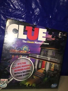 Hasbro Clue Gioco da Tavolo Sigillato Due Versioni Classic Mansion Game & Boardwalk N.E - Foto 1 di 4