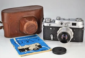 FULLY SERVICED! SOVIET USSR "FED 3 TYPE A" camera + INDUSTAR-26m lens (11) - Picture 1 of 9