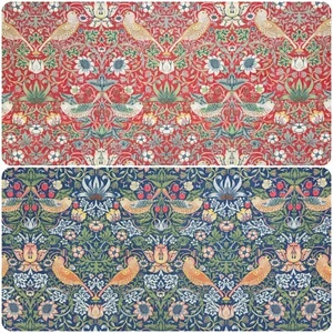 WILLIAM MORRIS STRAWBERRY THIEF Leinenmischung Polster Vorhang Kissen Stoff - Bild 1 von 9