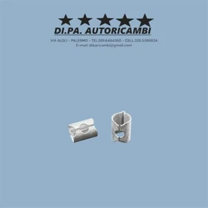 2 CLIP A FARFALLA FERMO ASTINA ACCELLERATORE PER FIAT 127 128 500 LANCIA FULVIA - Foto 1 di 2