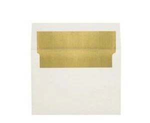 50 PACK Luxpaper A6 Foil Lined Invitation Envelopes Peel & Press 4 3/4" X 6 1/2" - Picture 1 of 1