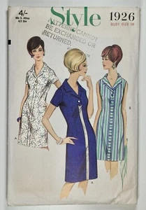 60er Jahre Vintage Schnittmuster Style 1926 Misses Etuikleid Büste 38” - Bild 1 von 4