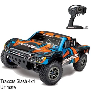 TRAXXAS # TRX68077-4ORNG Slash 4x4 Ultimate RTR TQi TSM Orange 1/10 4WD - Bild 1 von 6