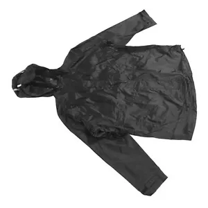 (L)Men Rain Jacket Reflective Wind Proof Waterproof PVC Hooded Raincoat GH - Picture 1 of 24