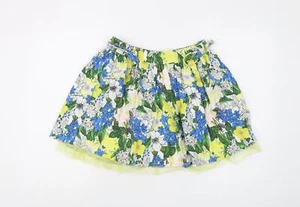 River Island Women's Floral Pleated Skirt, Size 12 - Picture 1 of 12
