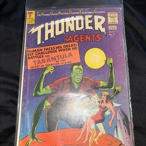 Tower Action Series T.H.U.N.D.E.R. AGENTS #9 - VG Oct 1966 vintage comic - Picture 1 of 2