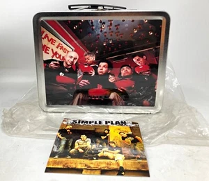 RARE Simple Plan 2002 PROMO Metal Lunch Box for No Pads, No Helmets + sticker - Picture 1 of 11