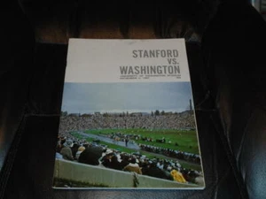 Stanford at Washington 1967 programa de fútbol americano universitario ex como nuevo - Imagen 1 de 2