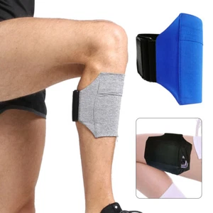 Hide Bag Phone Storage Pouch Leg Bag Sports Bag Solid Mobile Phone Bag Unisex . - Picture 1 of 16