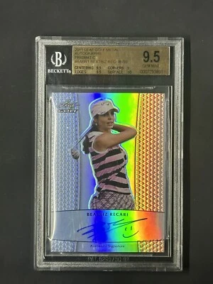 2012 Leaf Metal Auto Prismatic /99 Beatriz Recari #BA-BR1 Rookie Auto BGS 9.5/10 - Image 1 of 2