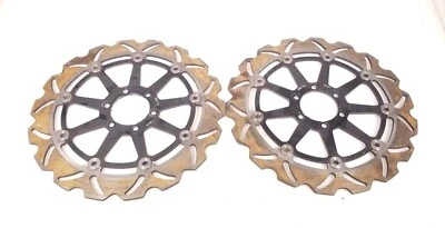 Aprilia Falco SL1000 2001 par de rotores de freno delanteros izquierdo y derecho envío gratuito Foto 1 de 4