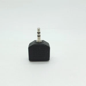 HAMA ADAPTER AUDIO 2X3.5MM- 3.5MM 2XHONA-MALE SCHWARZ 100143 - Bild 1 von 3