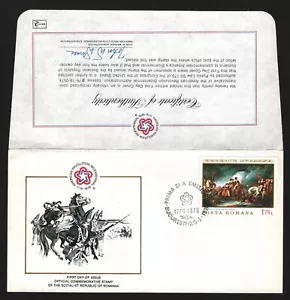 OPC 1976 Rumania EE. UU. Bicentenario FDC sin dirección 50100 - Imagen 1 de 1