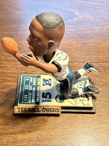 Terrell Owens Philadelphia Eagles Forever LE 5000 White Jersey Bobblehead Cover