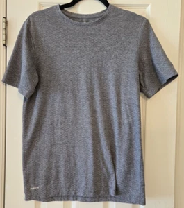 T-shirt Mens Activewear T Shirt Gray Dri Works Regular Fit Quick Dry 34-36 - Picture 1 of 6