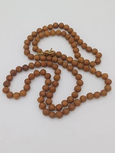Long Phoenix Eye 11 mm Buddhism Bodhi Seed Bead Necklace - Picture 1 of 11
