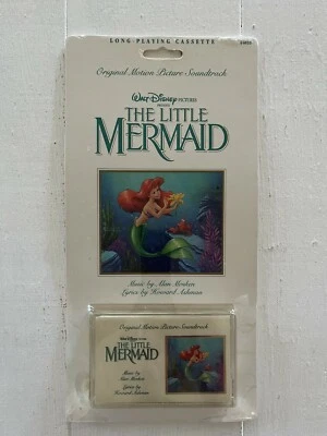 Vintage Walt Disney's The Little Mermaid Soundtrack Cassette Rare Packaging NEW - Image 1 of 2