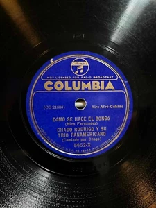 c 78 RPM Latin Chago Rodrigo Columbia 5652-X in E - Picture 1 of 2