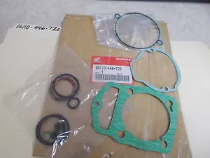 NOS OEM Honda Gasket Kit A 1980-1983 XR200 Off Road 06110-446-T20 - Bild 1 von 5