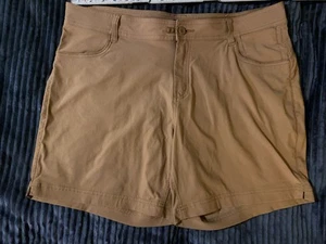 PrAna Halle Women’s Plus Shorts 36W 16/7 Inseam Cooper Standard Fit Stretch - Picture 1 of 14