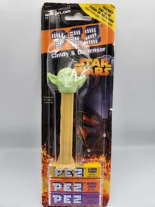 Dispensador de dulces vintage Star Wars Yoda PEZ 2005 nuevo sellado regalo coleccionable - Imagen 1 de 8