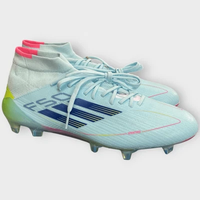 Adidas F50 Elite Mid-Top FG Womens Soccer Almost Blue Cleats size 7.5 IH0115 New - Image 1 of 4