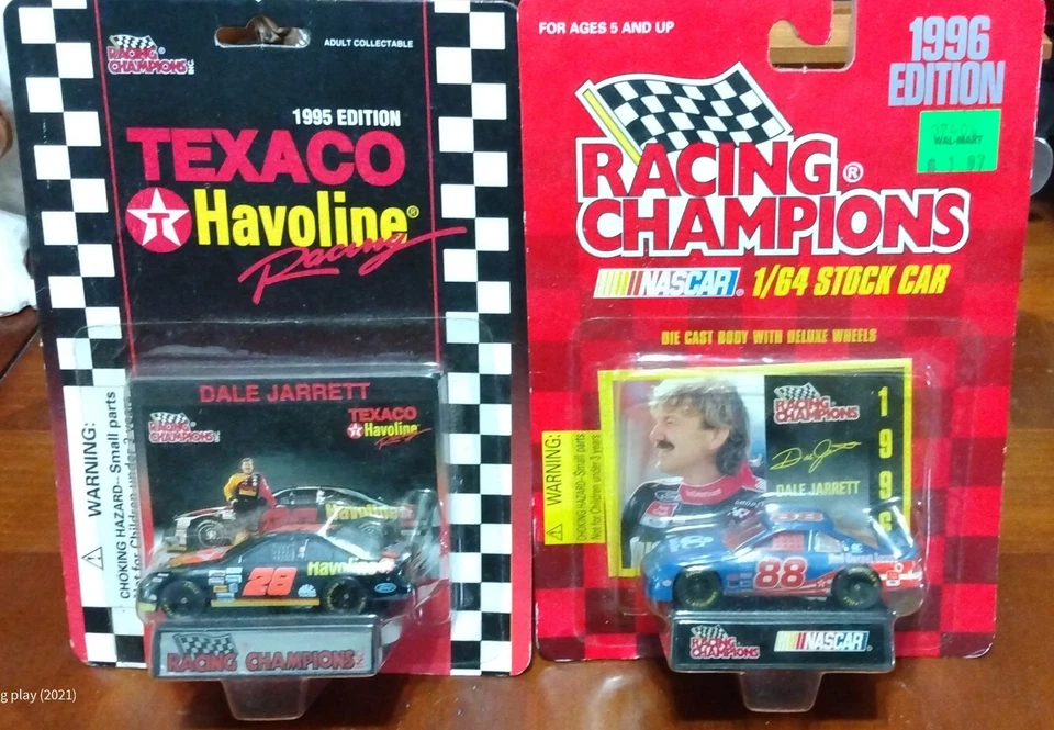 2 Car lot of #28 #88 Dale Jarrett Racing Champions in 1/64 Scale - Image 1 of 1