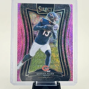 2024 Panini Select #357 Keenan Allen Pink Glitter Prizm #'d /15 SSP BEARS - Picture 1 of 2