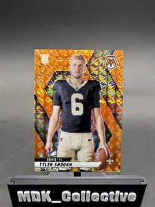 Panini Mosaic Tyler Shough #273 2025 variación de novato mosaico naranja/199 SP RC - Imagen 1 de 10