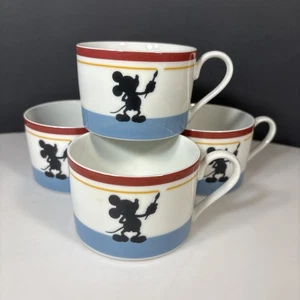 Michael Graves Walt Disney Mickey Mouse Silhouette flache Tassen 4 Stück Set - Bild 1 von 12