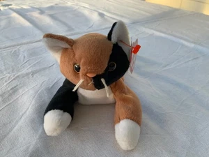 Chip the Cat TY Beanie Baby in Top Zustand mit Original Etikett - Bild 1 von 7