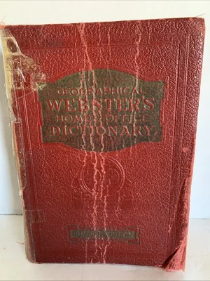 Webster's Geographical Dictionary, Revised Edition, 1938 - Image 1 of 4