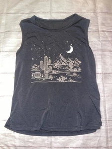 Womens Medium Gray Desert Sleeveless Tank  - Picture 1 of 3
