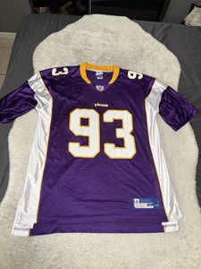 VTG Reebok NFL Purple Jersey Shirt Size XL K. Williams #93 Top Football Vikings - Picture 1 of 9