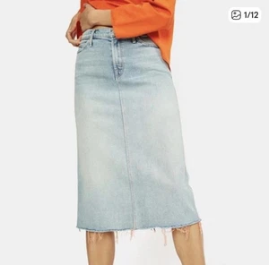 MOTHER the Swooner Straight A Fray Rock Light Wash Denim Gr. 27 - Bild 1 von 7