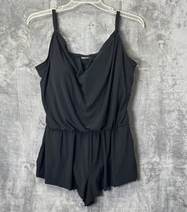 🆕Costume da bagno donna collo alto verde acqua taglia XL con tasca - Foto 1 di 11