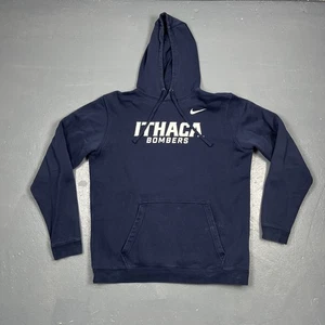Ithaca College Bombers Nike Hoodie Blau Large Unisex Freizeit Herbst Sport NCAA - Bild 1 von 8