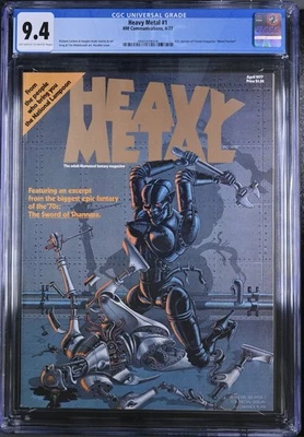 Heavy Metal Magazine #1 (April 1977) CGC 9.4 - Image 1 of 2