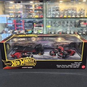 Hot Wheels Premium Box Set ADVAN (Porsche 962/MR2/LBWK 2000GT-R/Aerolift) 1/64 - Foto 1 di 1