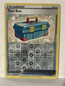 Tool Box Reverse Holo 168/196 SWSH11: Lost Origin NM Pokemon Fast Ship - Picture 1 of 2