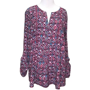 Blusa túnica estampada Lane Bryant talla 18/20 - Imagen 1 de 6