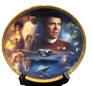 Star Trek IV The Voyage Home Plate Hamilton Collection 0416S w/ COA - Picture 1 of 8