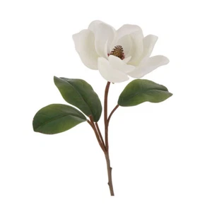 32" Real Touch Magnolia Stem Artificial Magnolia Flower Silk Floral Arrangements - Picture 1 of 11